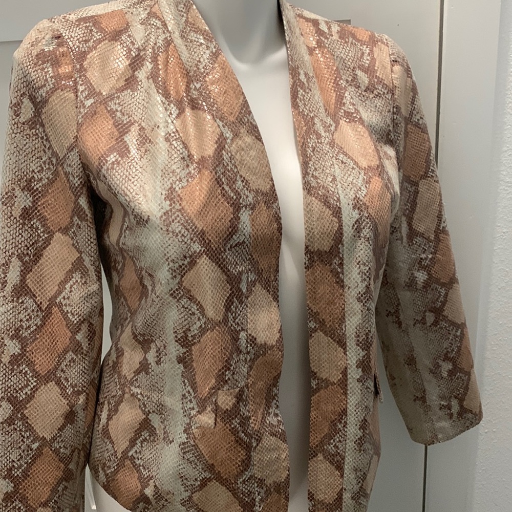 Chico’s Faux Python Jacket - Picture 2 of 12
